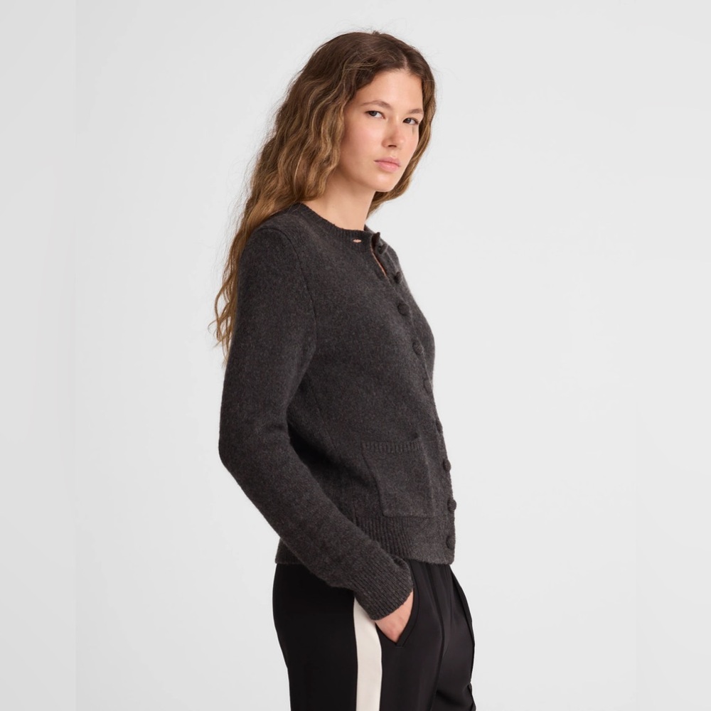 Madewell Charcoal Wool-blend Cardigan - Picture 9 of 13